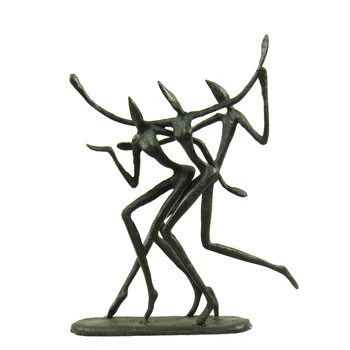 

Abstract Chinese Folk Custom Dancing Sculpture Decorative Cast Iron Peacock Figure Statue Ornament Craftworks Gift Accessories