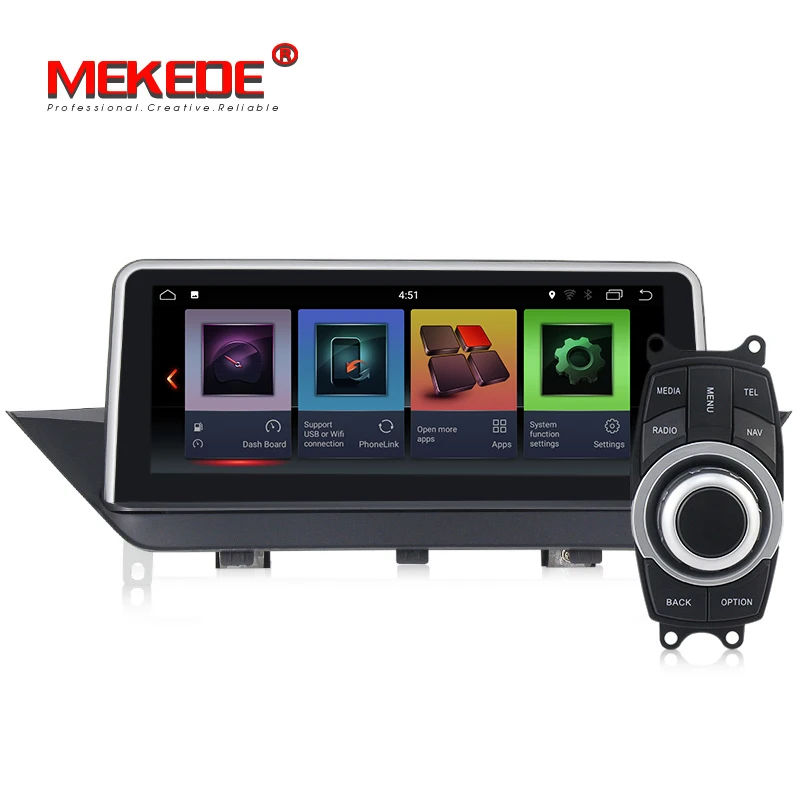 MEKEDE HD 1280*480 ips ID7 PX6 6 ядер android 9,0 для BMW X1 E84 2009- автомобильный dvd-плеер, gps навигация SWC, BT, радио