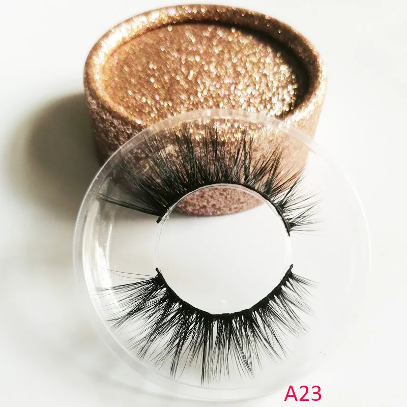 

3D Faux Mink Eyelashes False Mink Eyelashes 3D Silk Protein Lashes 100% Handmade Natural Fake Eye Lashes with Pink Gift Box 8