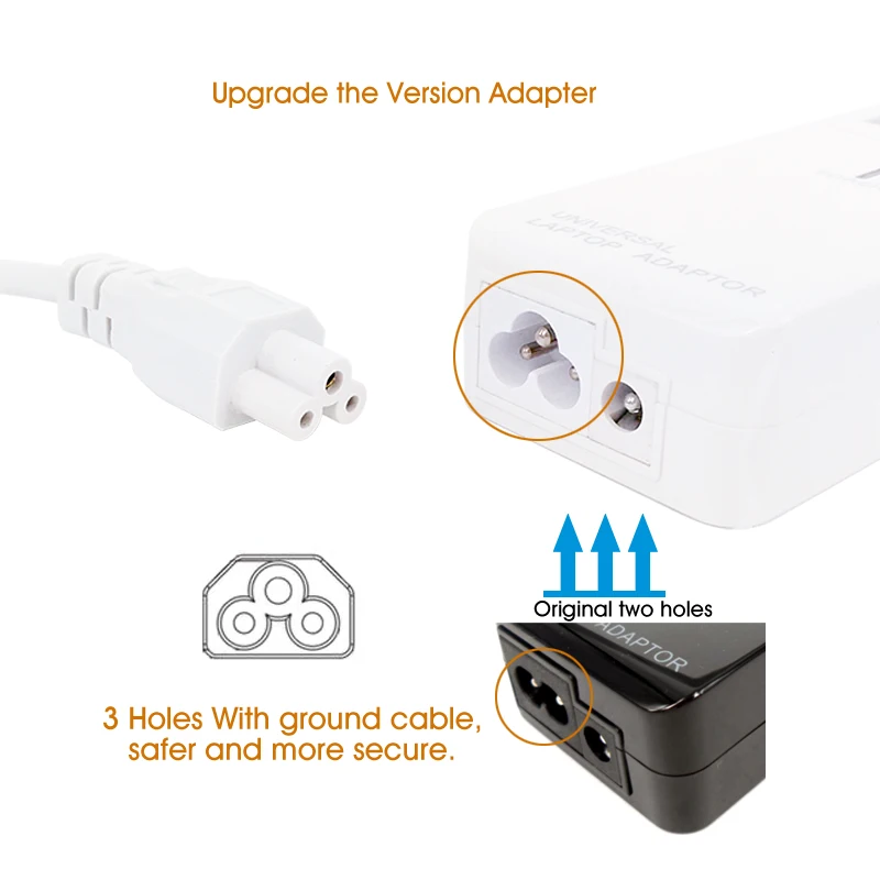 XiiC lcd 90 Вт универсальный адаптер для ноутбука подходит для дома 100-240 В и автомобиля 10-16 в блок питания для ноутбука с USB для зарядки телефона и камеры