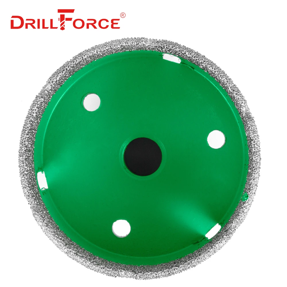 Drillforce Набор пил с 4 алмазными отверстиями 35/40/50/68 мм M14 прочный Carborundum Ceramics