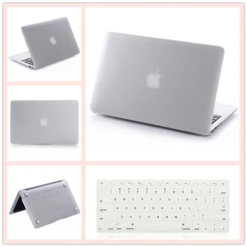 2in1 Clear/Matte Protective Case Cover for Macbook Air 13.3 11.6 15.4