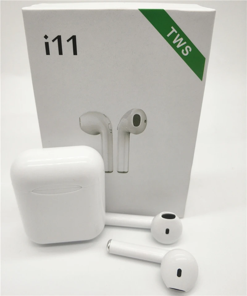 

i11 TWS Bluetooth 5.0 Wireless Earphones Earpieces mini Earbuds i7s With Mic For iPhone X 7 8 Samsung S6 S8 Xiaomi Huawei LG