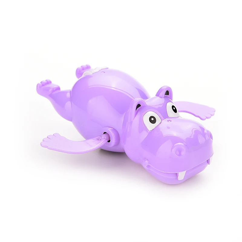 Hippo Swim Toys Baby juguetes banera Hippopotamus Behemoth Clockwork