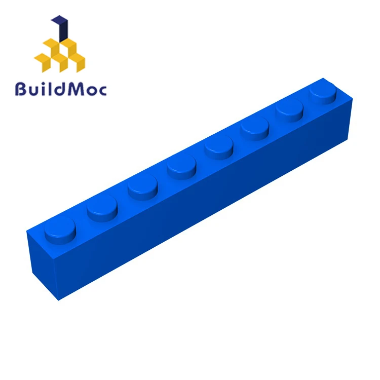BuildMOC совместимые сборки частиц 3008 1x8 для строительных блоков части DIY логотип