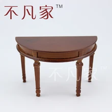 1/12 Масштаб Кукольный домик миниатюрная мебель руководство гостиной приемный стол