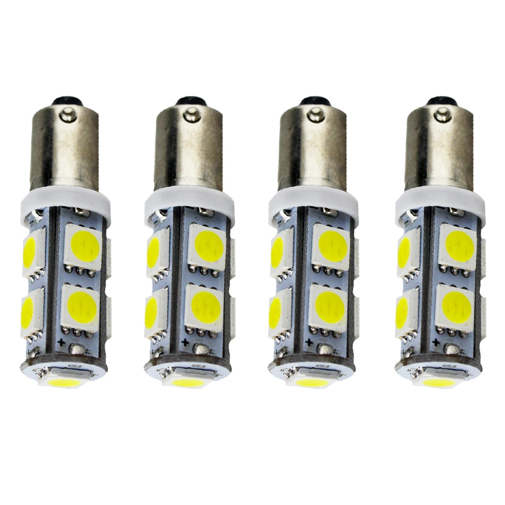 4 шт. Ba9s 1895 57 T4W 182 1445 белый 9 5050 SMD светодиодные автомобильные боковые задние фары
