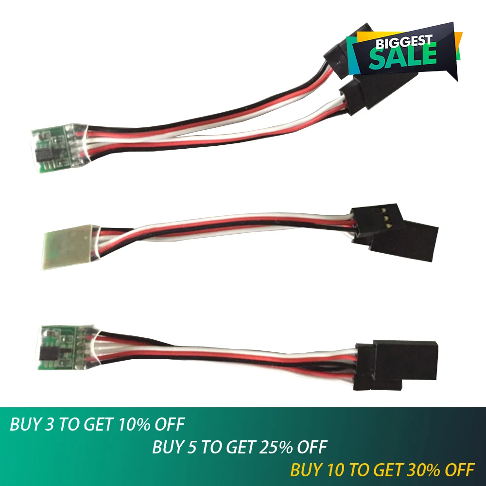 

1pcs RC Servo Signal Reverser Rotation for JR Aeroplane V-Tail