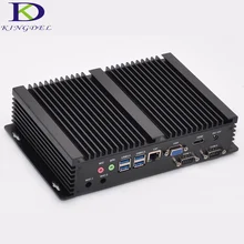 2016 New arrival fanless mini computer 8GB RAM 2 COM RS232 Ports industrial pc with Intel i5 4200u CPU Windows 10 HDMI USB3.0