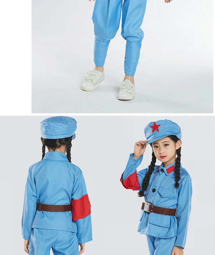 Китайская традиционная народная военная форма костюмы восьмого маршрута армейская одежда ношение красный охранная одежда антивоенная форма