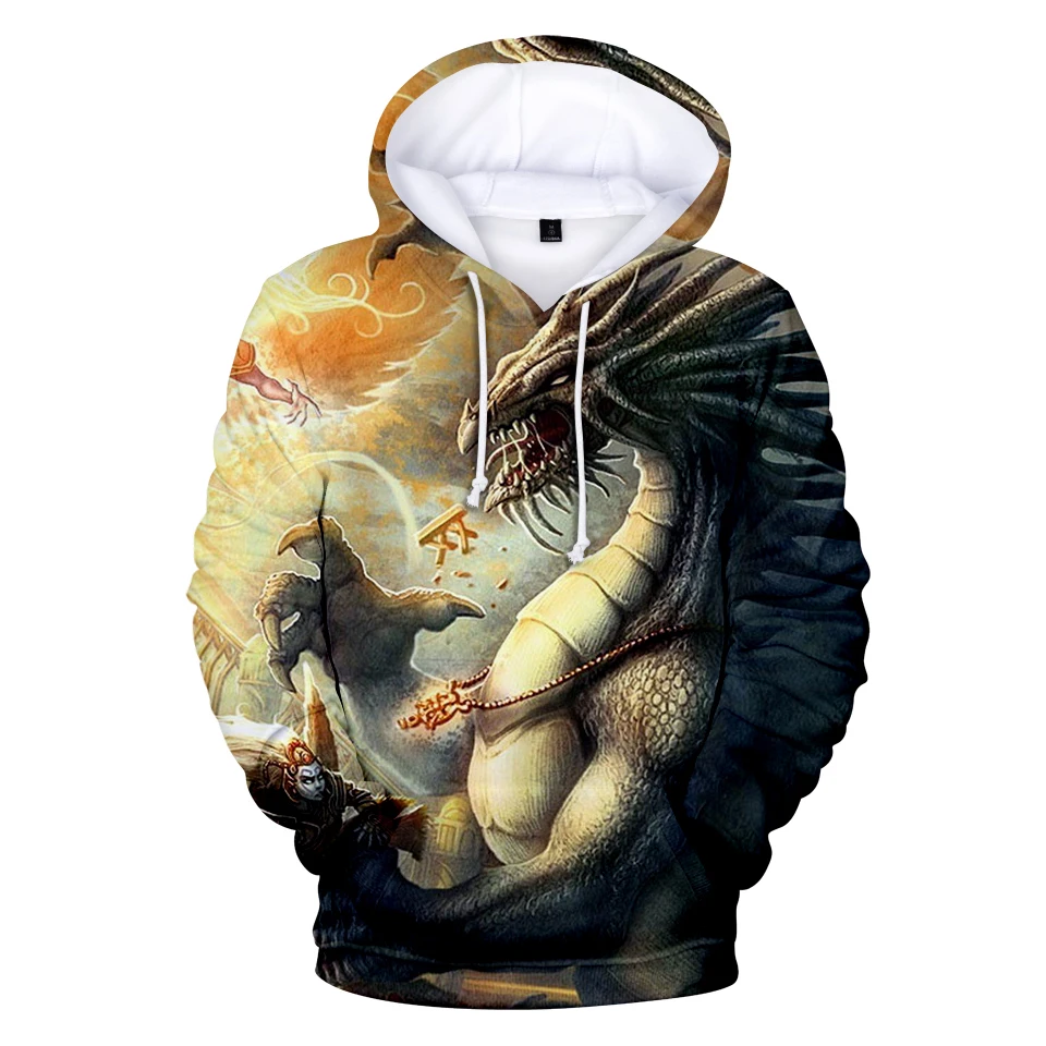 Hot game 3D Print Dungeons And Dragons Hoodies Sweatshirt Fashion Cool Hooded Men/Women grappig tops | Мужская одежда