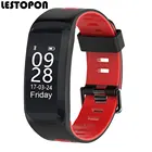 LESTOPON 2017 Waterproof Smart Band Swimming Wristband With Pedometer Heart Rate Fitness Tracker Bracelet For iphone 8 Android