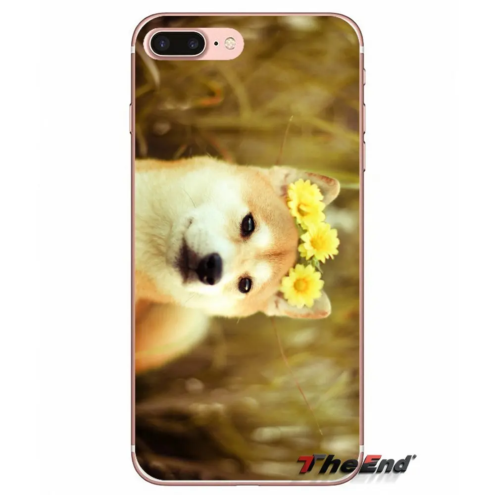 Желтый Doge Сиба ину Аляска корейский чехол для Huawei G7 G8 Ascend P7 P8 P9 Lite Honor 4C 5X 5C 6X Mate 7 8 9 Y3