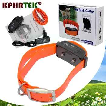 

Anti Bark Rechargeable Waterproof Dog No-Barking Training Collar Shock Control 15-28nf