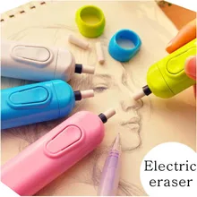 1 pçs bateria operado borracha elétrica automático material escolar artigos de papelaria dia da criança presente pintura escolar