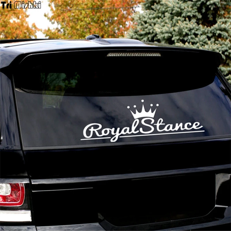 Tri Mishki HZX034 13*37.3см 1 4 шт наклейки на авто royal stance лобовое стекло наклейка авто|car