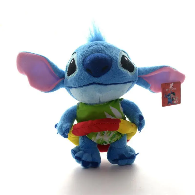 Amazing Blue Lilo and Stitch Beach Swimming Dress Ring Plush Boys