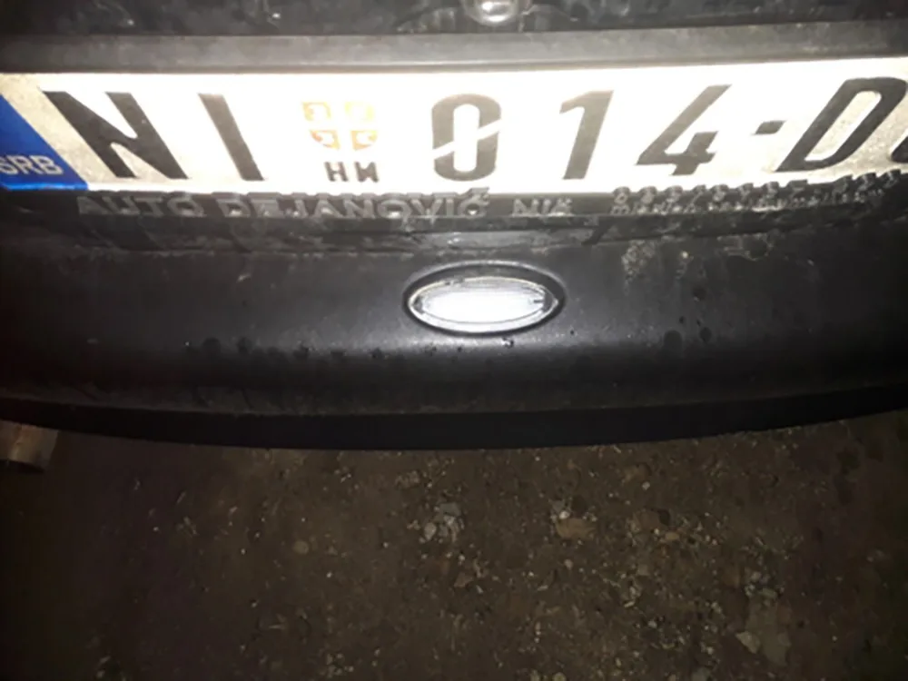 1 шт. Canbus безошибочный светодиодный светильник для номерного знака для Opel Corsa B Vectra B хэтчбек Astra F хэтчбек kabriolet 12 В светодиодный
