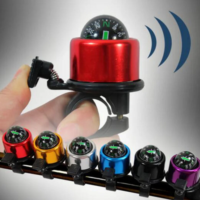bicycle bell with compass
