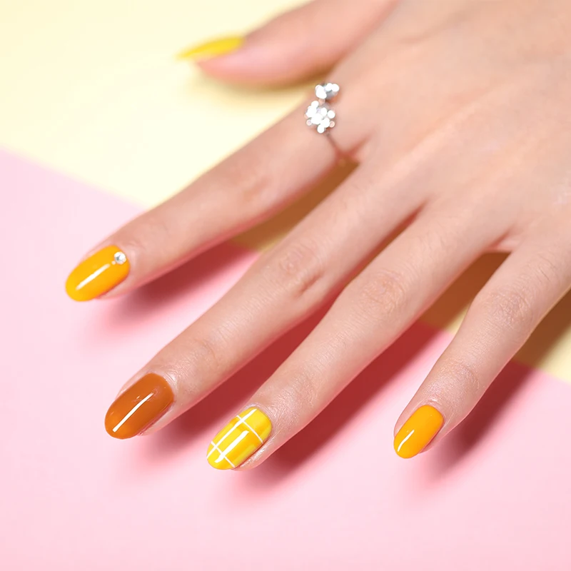 Harunouta 4 шт./лот Цвет серии UV Гель-лак Soak Off Nail Art Набор длительный блеск Led гель Наборы лаков Гибридный лак