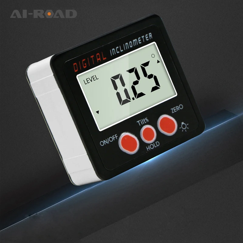 

Ip54 Precision Electronic Digital Inclinometer 4*90 Metric Box Measuring Instrument Slope Meter Level