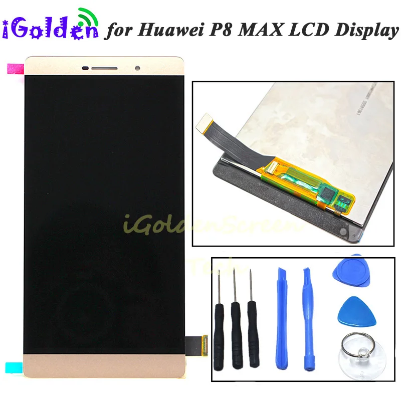 

Huawei P8 MAX LCD Display Touch Screen Digitizer Assembly DAV-703L DAV-713L LCD Replacement 1920x1080 For 6.8" Huawei P8 MAX LCD