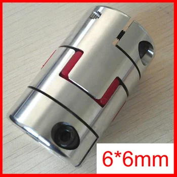 

10pcs/lot 6mm to 6mm Spider Shaft Coupling 6x6mm Jaw Flexible Coupling Plum Coupler Diameter 25mm Length 30mm (D25 L30)