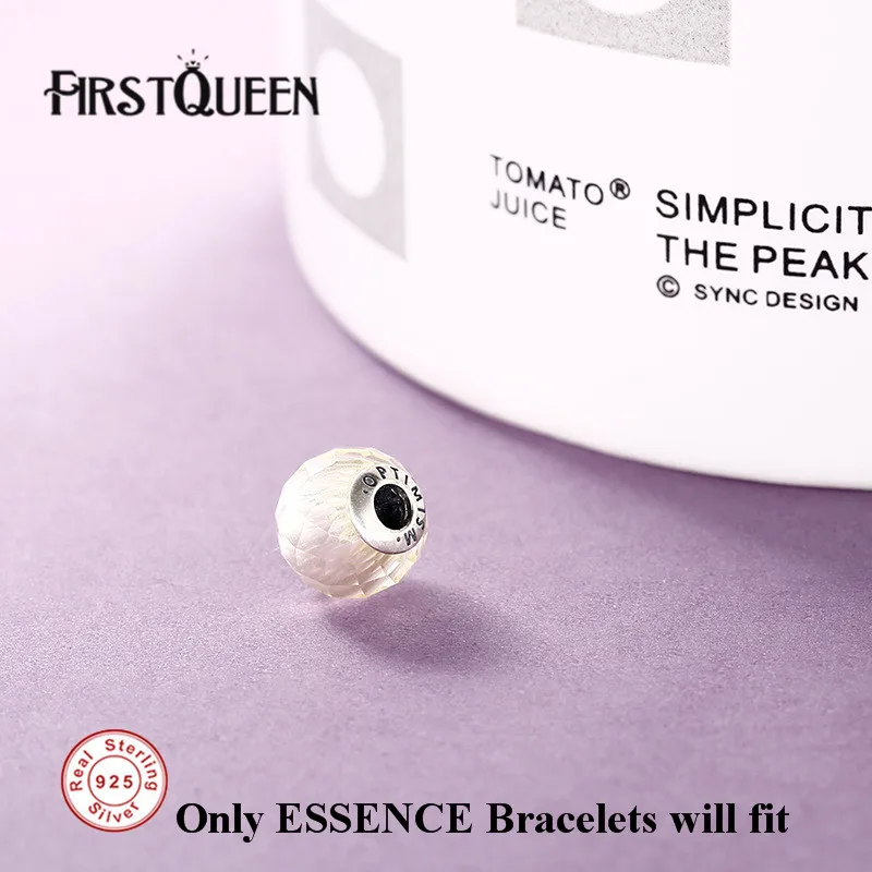 

FirstQueen High Quality Sterling Silver Jewelry Essence Optimism Bead Fit Brand Charms Silver 925 Original Essence Bracelets