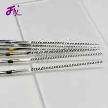 6 шт./кор. зубной дятел U файлы коробка для эндодонтических инструментов из нержавеющей стали ультразвуковые дополнительные размеры используются для очистки корня