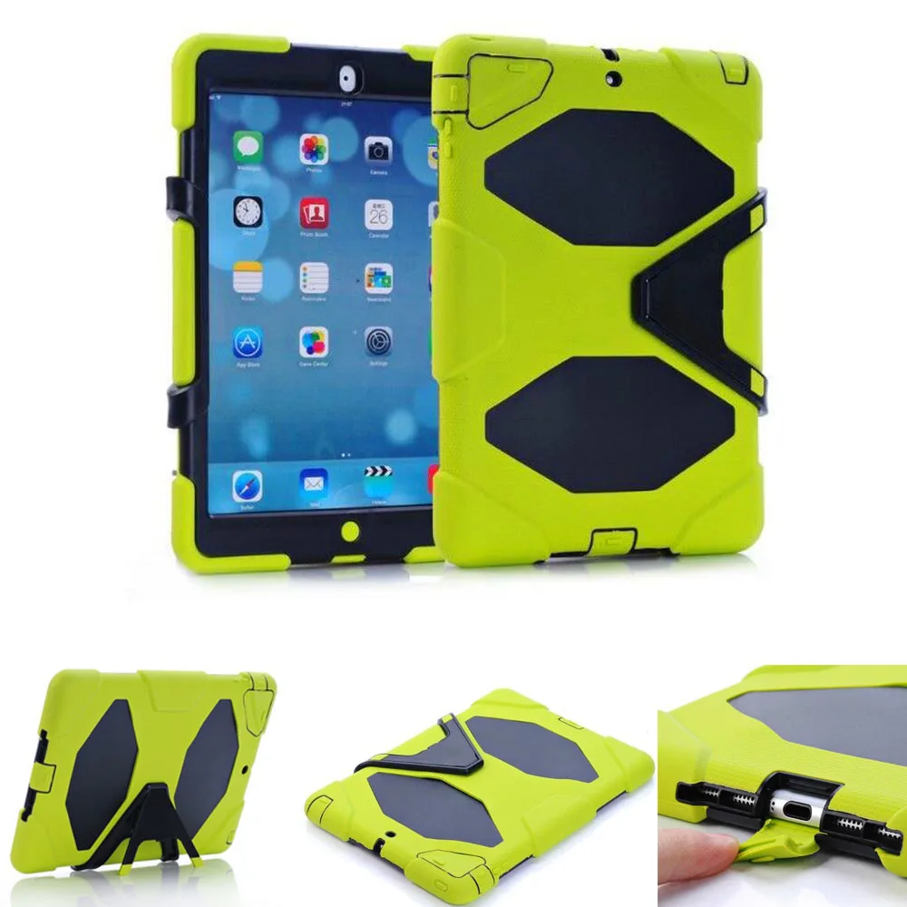 

For Apple iPad Air 1 iPad 5 Case Cover Durable Silicone +PC Rugged Hybrid Shockproof Waterproof Dustproof Stand Defender
