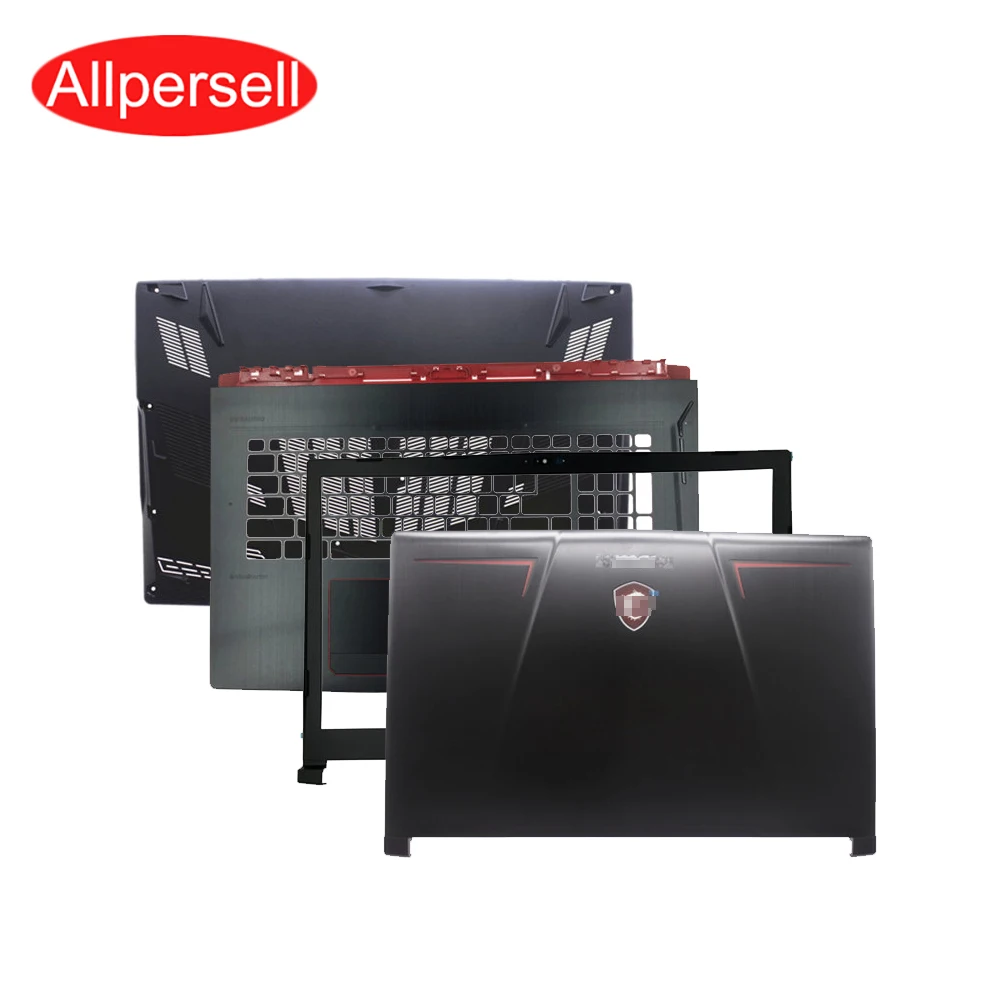 Laptop For Msi Ge63 Ge63vr Ms 16p1 Ms 16p5 Lcd Back Shell Screen Border Palmrest Case Bottom Shell Hinged Cover Laptop Bags Cases Aliexpress