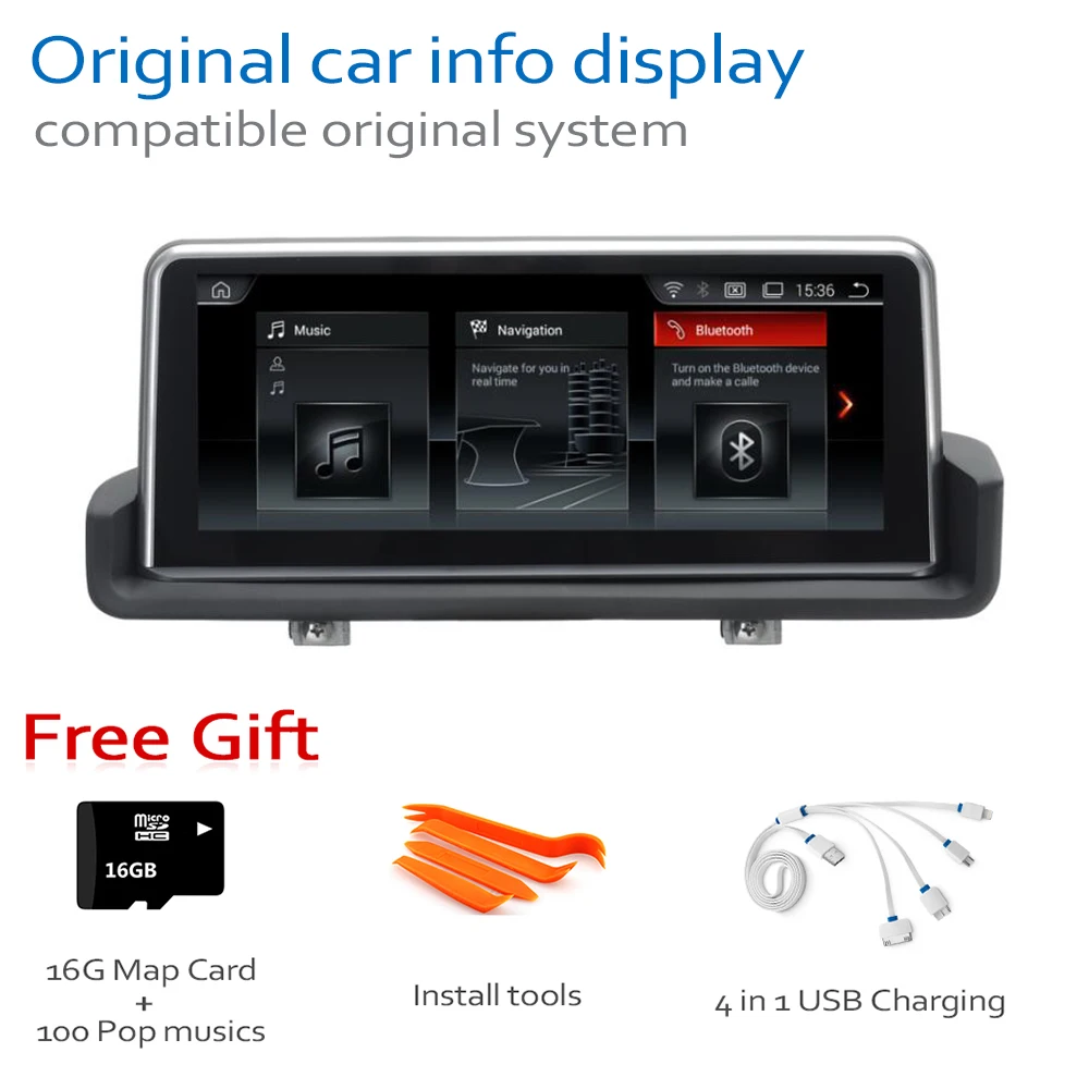 Top Android 8.0 up Car DVD Navi Player For BMW 3 E90 E91 E92 E93 2005~2012 Audio Stereo HD Touch Screen All in one 5