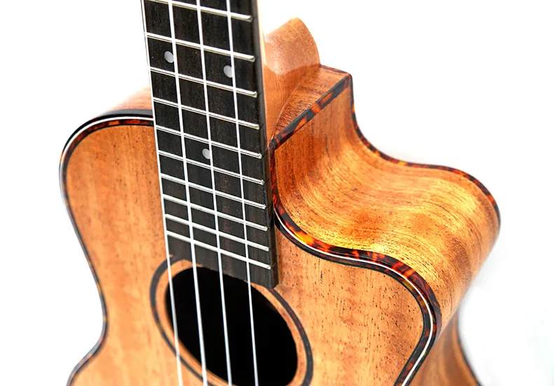 2" tenor Mahogany solid Cutaway гитара укулеле 4 струны ukelele Гавайи мини маленькая guita туристическая Акустическая гитара Uke концертная