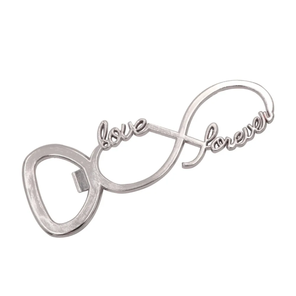 OurWarm 10 шт Love Forever открывалка для пивных бутылок из нержавеющей стали Свадебные