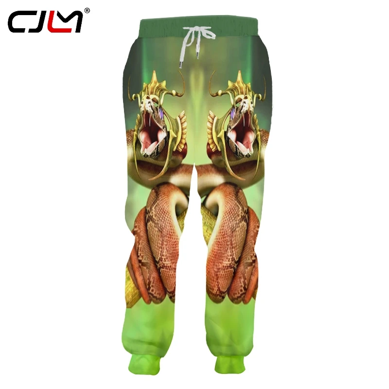 CJLM Unisex Hip Hop 3D Printed Service Oringial Helmet Snake Custom Plus Size Sweatpantss Dropshipping