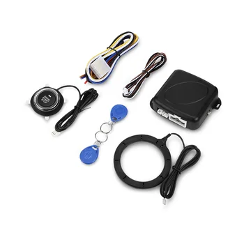 

OllyMurs GY902B-1 Two-Way Anti-Theft Device System RFID Engine Lock Keyless Entry One Key Startup Burglar Alarm XQ-38
