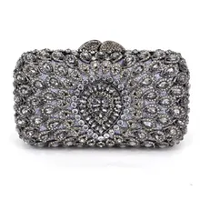 Роскошные театральные сумочки для женщин, бриллиантовые расшитые блестками женские вечерние сумки для банкета и свадьбы Bolsa Feminin женские ручные сумки 88620-D