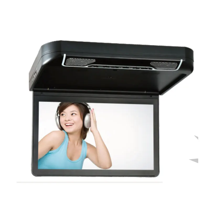 Perfect 13 inch Roof Mount Car DVD Player Built-in IR FM transmitter MP5/USB Card and SD/MS/MMC slot 1