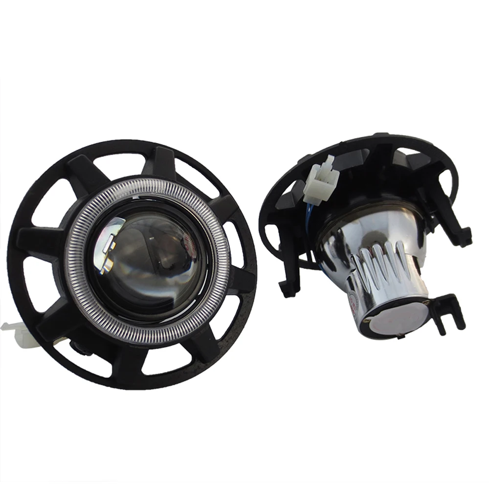 

Front bumper optical bifocal lens sport light fog lights headlights house for dodge challenger charger nitro replacement parts