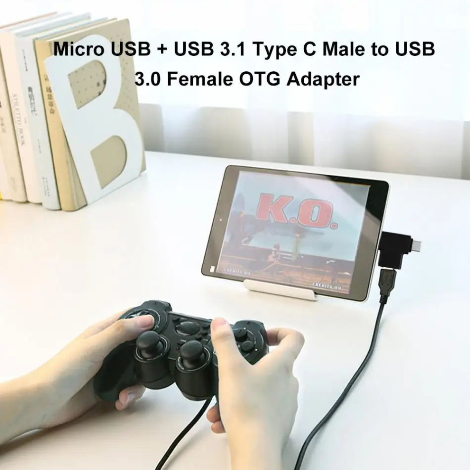 Micro USB 5Pin USB 3,1 type-C штекер USB 3,0 Женский адаптер конвертера OTG для мобильного телефона адаптер