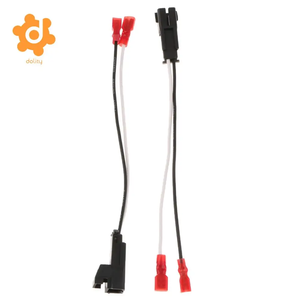 2 Pieces Car Speaker Wire Harness Adapter Plug for Chevrolet Buick Hummer