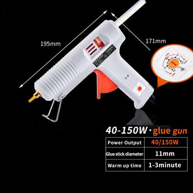 DIY Hot Melt Glue Gun Industrial Electric Silicone Guns Glue Stick Thermo Gluegun Repair Heat Tools 4