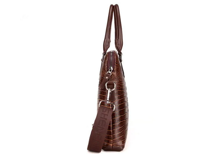 High Quality Crocodile Briefcase Men Genuine Leather Bag Man Briefcases Laptop Bag Handbag Business Messenger Men Bag Briefcase High Quality Crocodile Briefcase Men Genuine Leather Bag Man Briefcases Laptop Bag Handbag Business Messenger Men Bag Briefcase