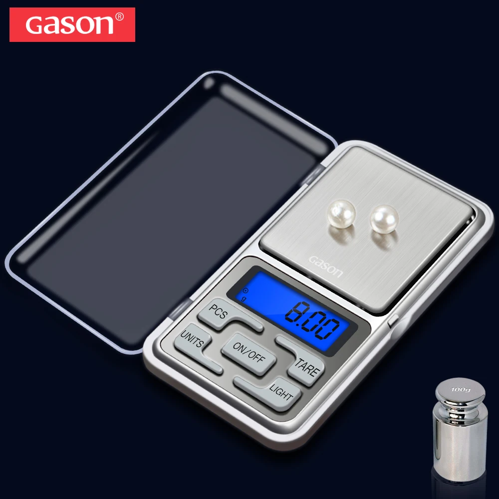 

GASON Z4 Jewelry Scale For Gold Weight Hight Precision Mini Pocket Electronic Digital Balance LCD Display Grams (100g/0.01g)