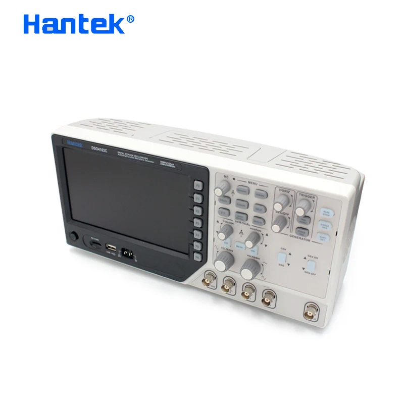 Clearance Hantek DSO4102C Digital Multimeter Oscilloscope USB 100MHz Bandwidth 2 Channels Handheld Osciloscopio Portatil Logic Analyzer 7