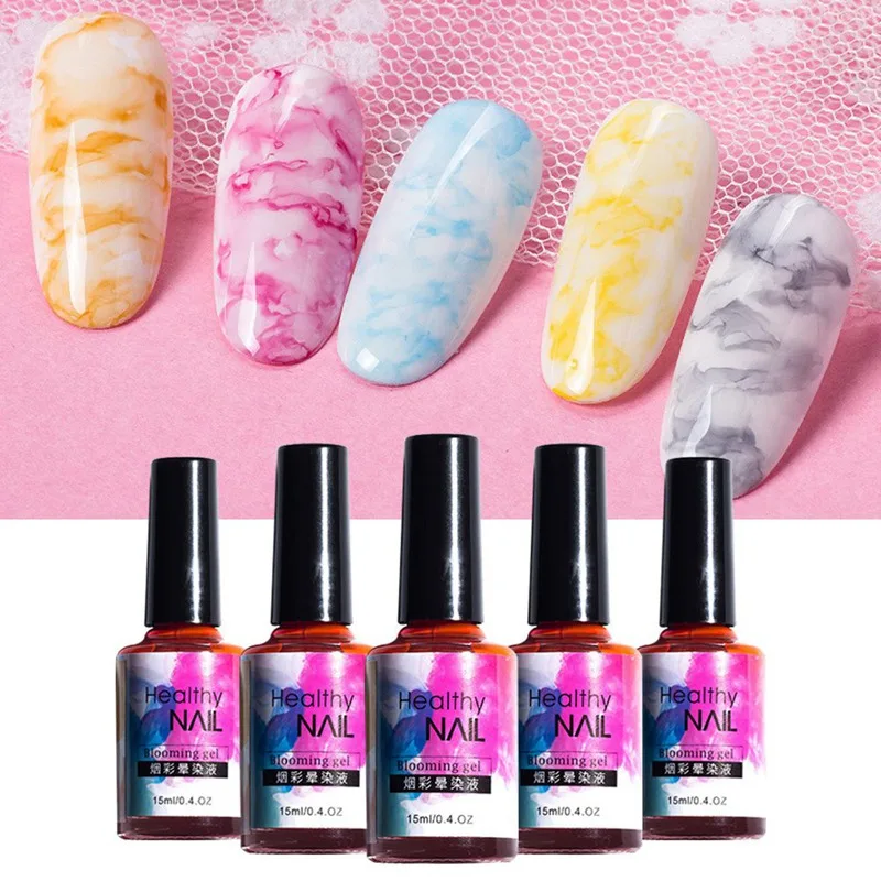 

1 Bottle 15ML Watercolor Ink High Quality Water Dyeing Liquid Gradient Nail Art Japanese Nails Gel Nail Polish Marble Pattern