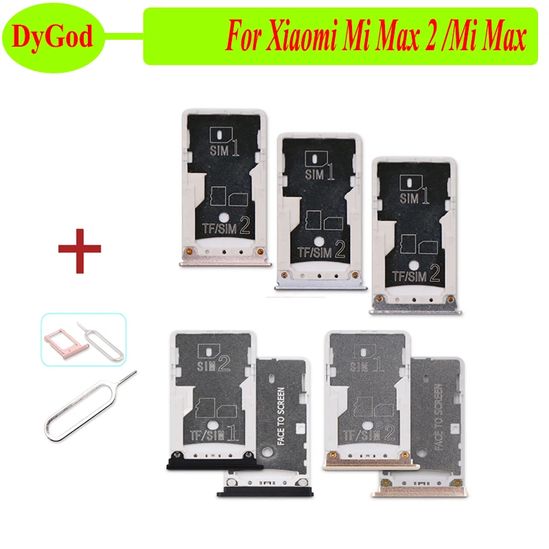 Для Xiaomi Mi Max Nano SIM/ Micro SIM карты лоток держатель для ремонта 2 слот sd-карты +