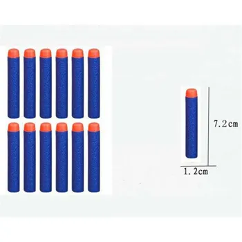

Soft Head 100pcs 7.2cm Refill Darts for Nerf N-strike Elite Series Blasters Kid Toy Gun