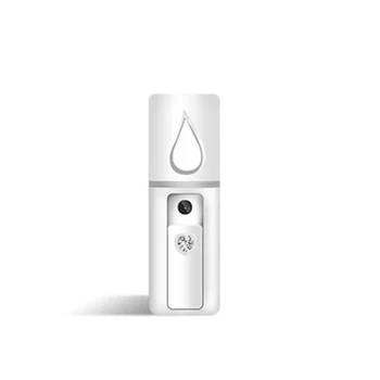 

Handheld Humidifier USB Charging Portable Spray Face Humidifier Spray Hand Water Meter Mirror Beauty Steaming Diffuser