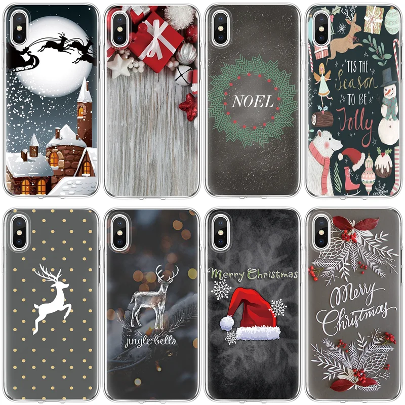 

Grey Cover For Samsung Galaxy J3 J5 J7 A3 A5 A6 A8 S7 S8 S9Plus 2016 2017 2018 For iPhone X 5 5S SE 6 6S 7 8 Plus Christmas Case